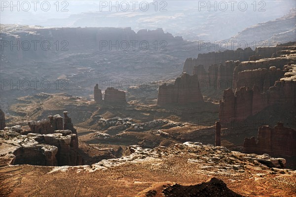 Rugged canyons of White Rim and The Maze