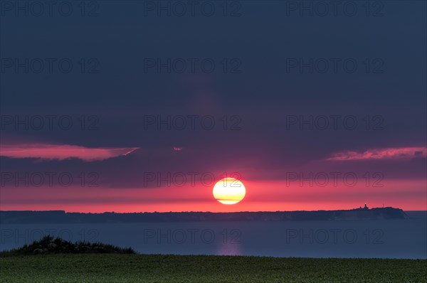 Cape Arkona with Lighthouse at sunset