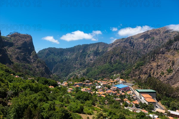 Village of Curral das Freiras in the mountains of Pico dos Barcelos