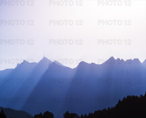 Saentis mountain range