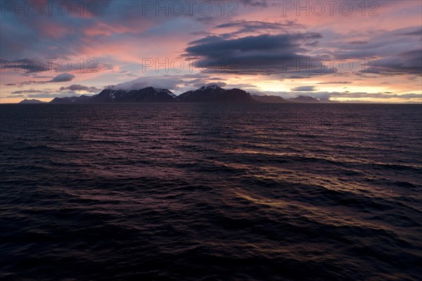 Sunset at Isfjorden