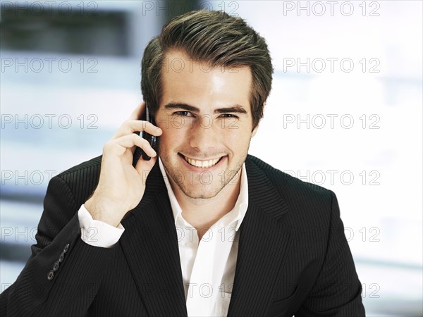 Businessman on the phone