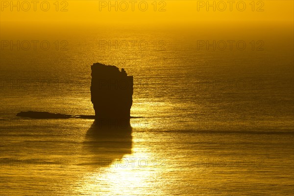 Risin sea stack