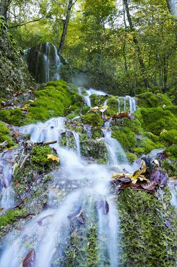 Guetenstein Waterfalls in autumn