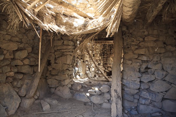 Historic ruins of the village of Al Hajir