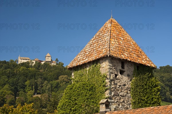The medieval Burg Hohenklingen Castle