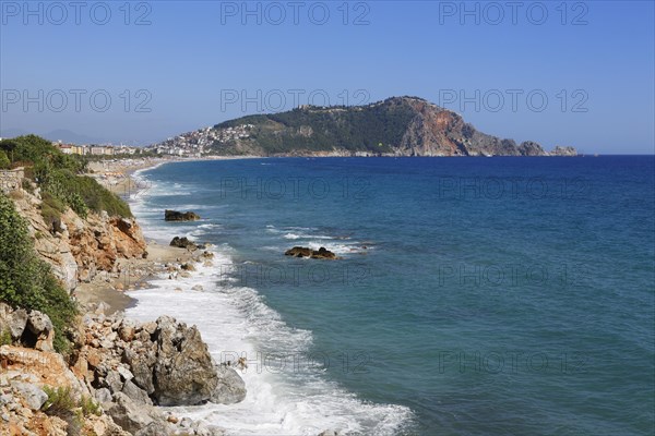 Alanya with Cleopatra Beach and Castle Hill