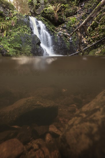 Falkaau waterfalls in autum