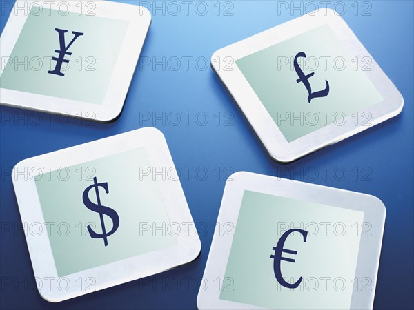 Memory cards with currency signs