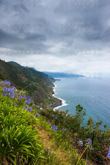 View over the cliffs near Arco de Sao Jorge