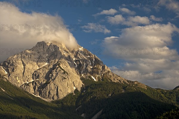 Summit of Gruenstein Mountain in the evening light