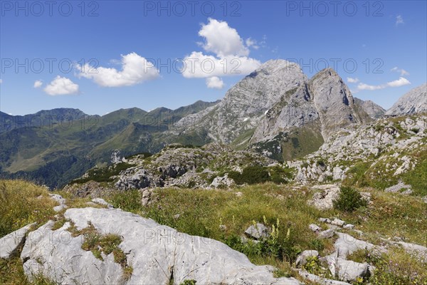 Summit plateau of Kleiner Pal Mountain