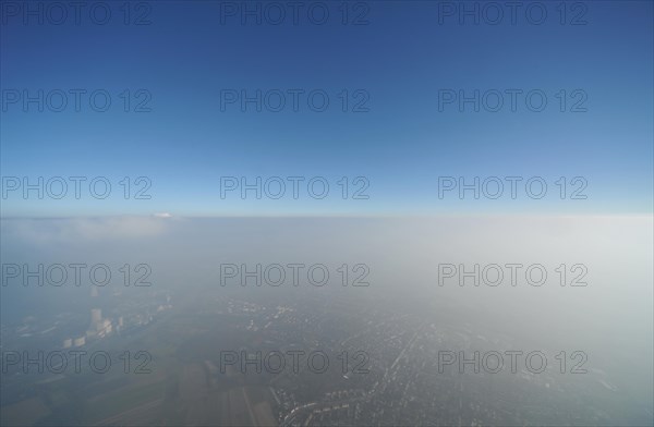 Haze over the city of Luenen