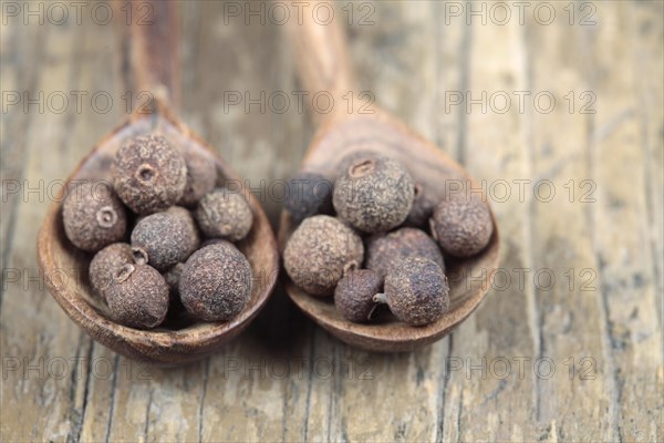 Allspice on Wooden Spoons