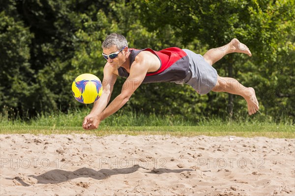 Beach volleyball player