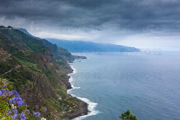 View over the cliffs near Arco de Sao Jorge