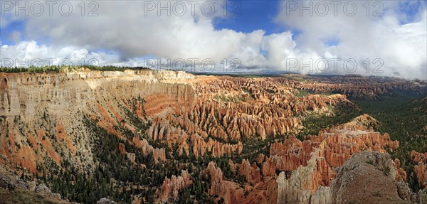 View from Bryce Point Lookout over Bryce Amphitheater