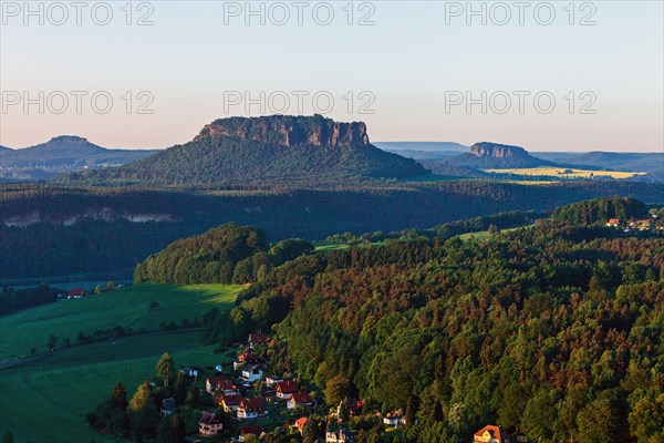 View from the Bastei rock formation