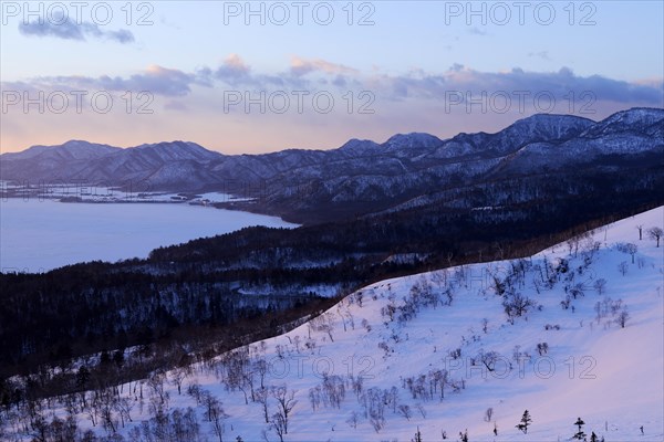 Lake Kussharo at dawn