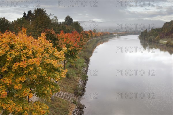 Ludwig-Danube-Main Canal in autumn