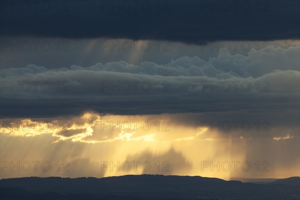 Atmospheric clouds over Mt Kaien