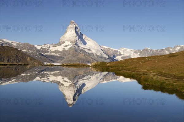 Matterhorn reflected in Lake Stellisee