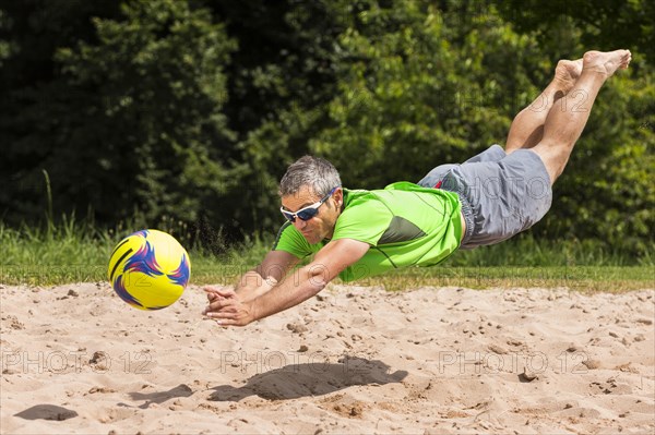 Beach volleyball player