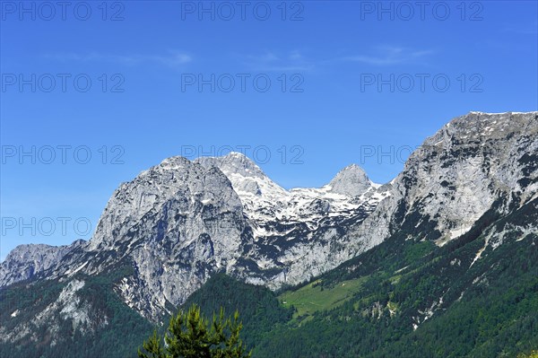 Mt Reiter Alpe with remaining snow