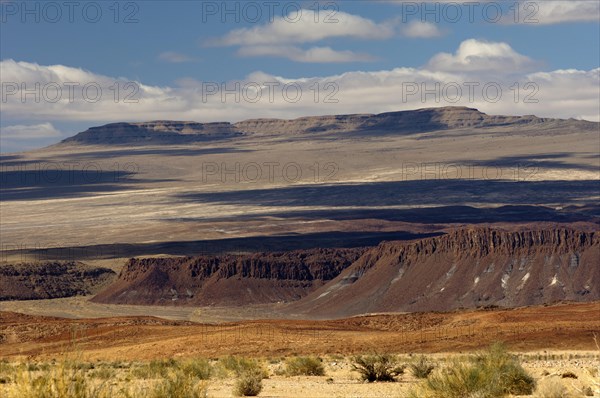 Desert-like landscape with barren hills in Richtersveld