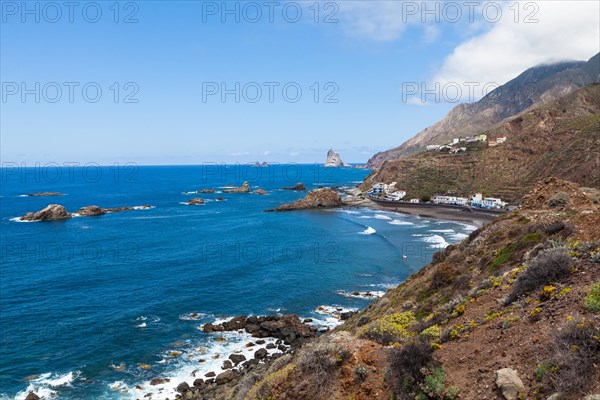 Cliffs in the Anaga Mountains near the village of Taganana