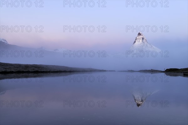 Matterhorn shrouded in mist