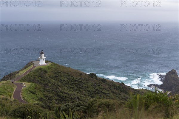 Lighthouse on the north-westernmost point of New Zealand