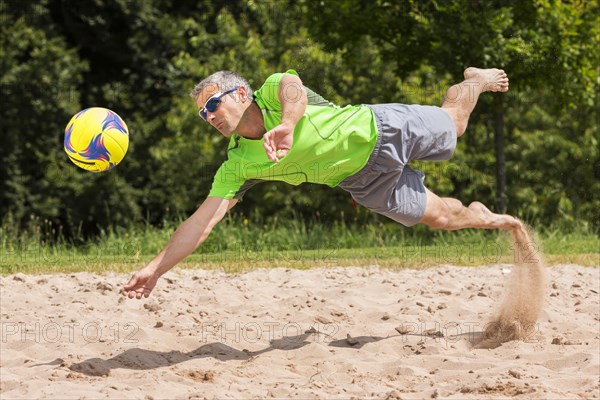 Beach volleyball player