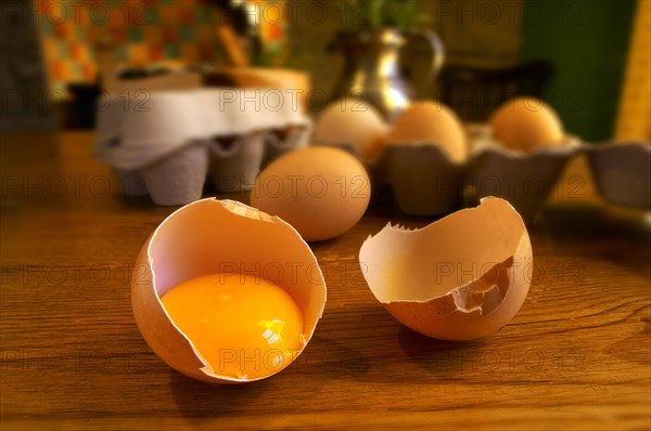 Free-range eggs