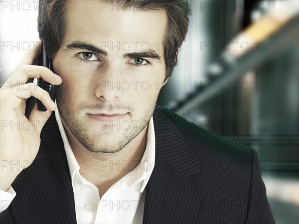 Businessman on the phone