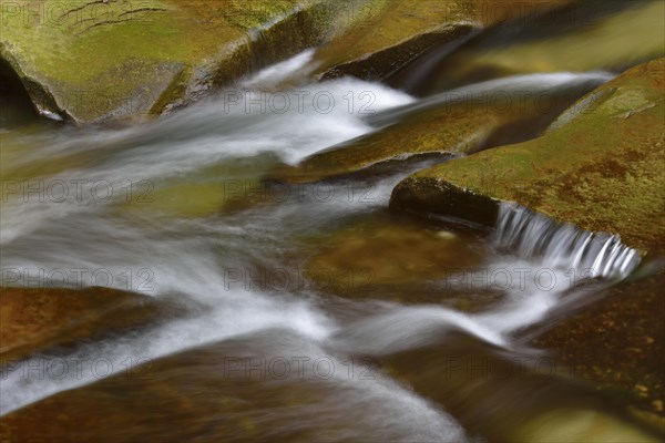 Rock formed by water