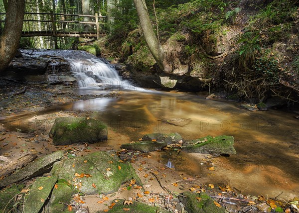 Waterfall at Struempfelbach stream