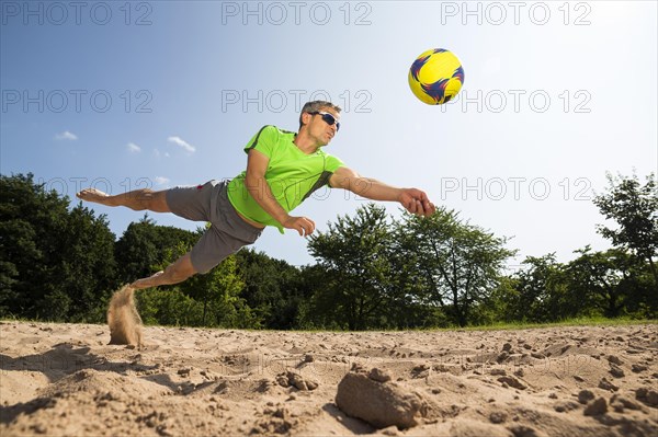 Beach volleyball player