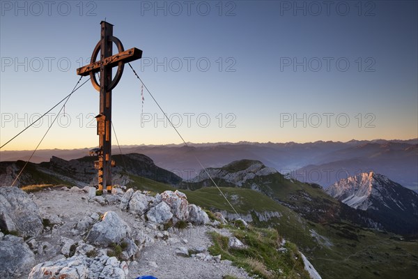 Summit of Hochiss Mountain in Rofan