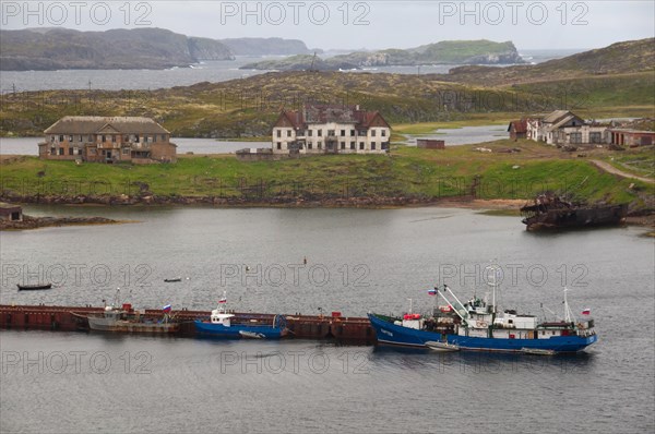 A rural locality on the Barents Sea