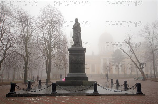 Bronze monument to the prince Michael Vorontsov