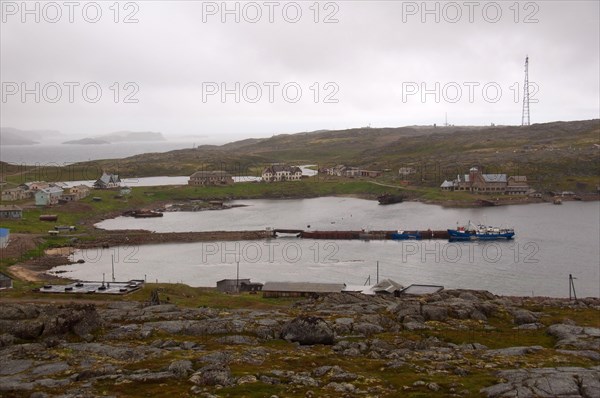 A rural locality on the Barents Sea