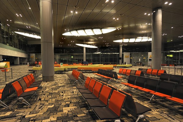 Waiting hall in Soekarno-Hatta Airport