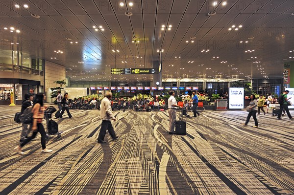 Counter hall in Soekarno-Hatta Airport