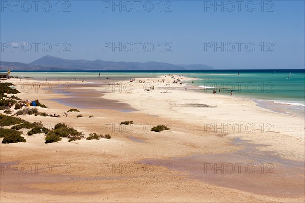 Beach with people