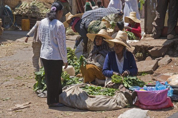 Market scene in the Mercato in Addis Ababa