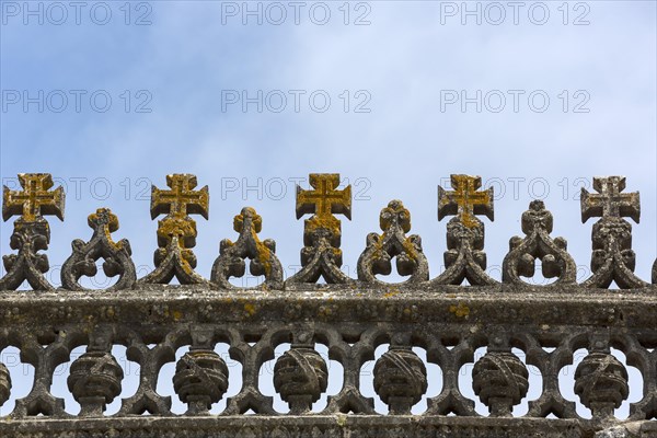 Maltese crosses on the Convento de Cristo