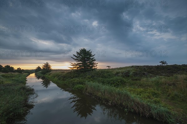 Early morning mood at the river of Henne Molle A