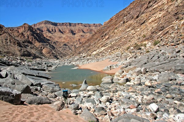 Hiking in the Fish River Canyon