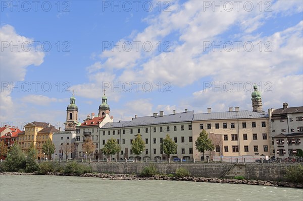 Historic town centre of Innsbruck with Innsbruck Cathedral
